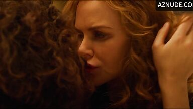 Nicole Kidman and Matilda De Angelis romantic kiss