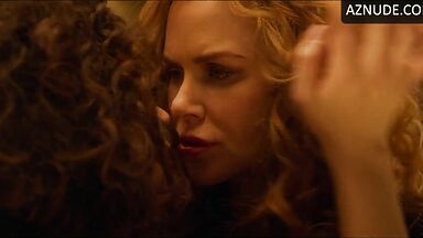 Nicole Kidman and Matilda De Angelis romantic kiss