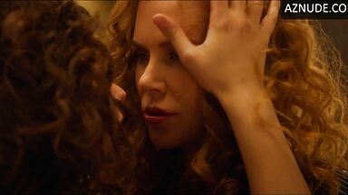 Nicole Kidman and Matilda De Angelis romantic kiss