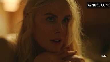 Nicole Kidman having sex in bed with his tits exposed