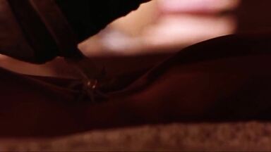 Salma Hayek licking