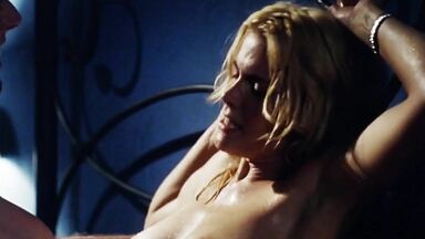 Blonde well fucked in bed