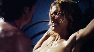 Blonde well fucked in bed