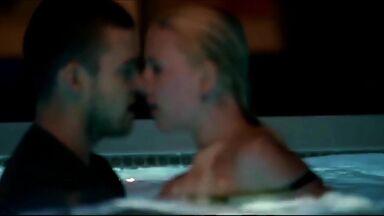 Kissing in pool