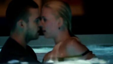 Kissing in pool
