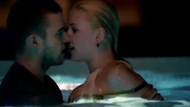 Kissing in pool