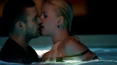 Kissing in pool