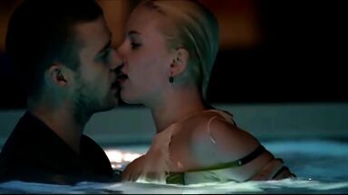 Kissing in pool
