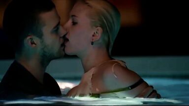 Kissing in pool