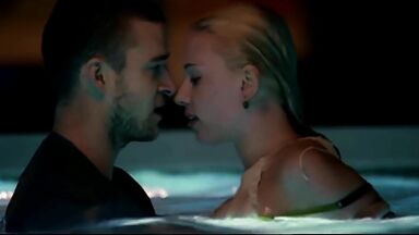 Kissing in pool