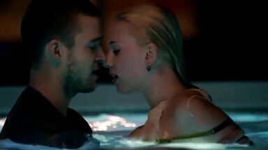 Kissing in pool