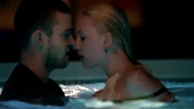 Kissing in pool