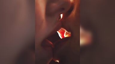 Sexy and hot kiss