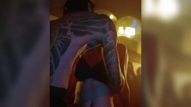 Alexandra Daddario banged