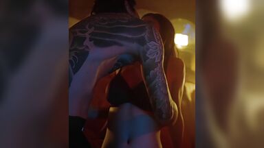 Alexandra Daddario banged