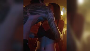 Alexandra Daddario banged