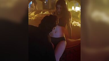 Alexandra Daddario banged