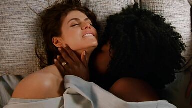 Hot interracial lesbian scene