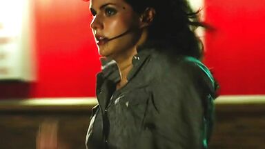 Alexandra Daddario sexy in Texas Chainsaw