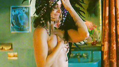 Alison Brie Covering Up