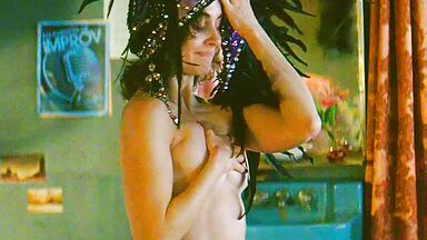 Alison Brie Covering Up