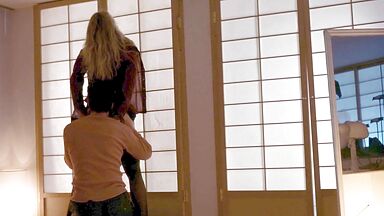 Heather Graham oral scene in Two Girls And A Guy