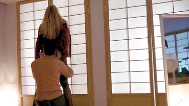 Heather Graham oral scene in Two Girls And A Guy