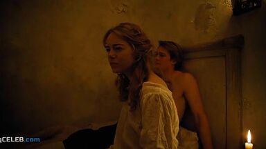 Emma Stone nude in The Favourite