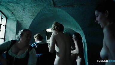Emma Stone nude in The Favourite