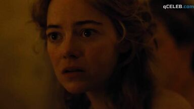 Emma Stone nude in The Favourite