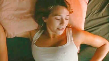 Looking at Olsen's nipples