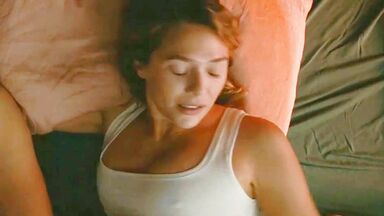Looking at Olsen's nipples
