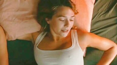 Looking at Olsen's nipples
