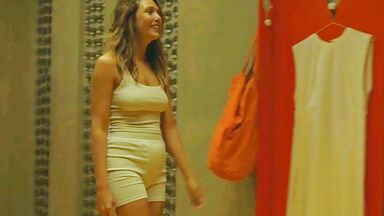 Looking at Olsen's nipples