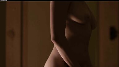Nude scene from Under The Skin
