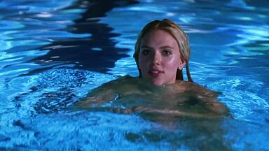 Scarlett in the pool