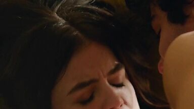 Goind down on Lucy Hale