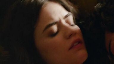 Goind down on Lucy Hale