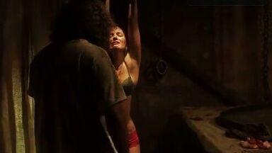 Sara Fletcher Underwear Scene in Hansel & Gretel