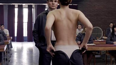 Jennifer Lawrence posing Red Sparrow