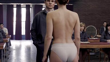 Jennifer Lawrence posing Red Sparrow