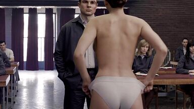 Jennifer Lawrence posing Red Sparrow