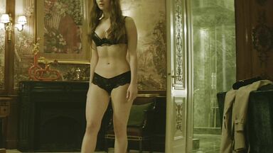 Jennifer Lawrence posing Red Sparrow