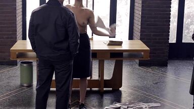Jennifer Lawrence posing Red Sparrow