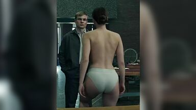 Hot striptease in class