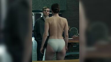 Hot striptease in class