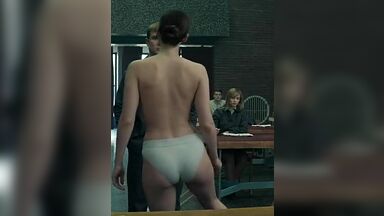 Hot striptease in class