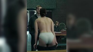 Hot striptease in class