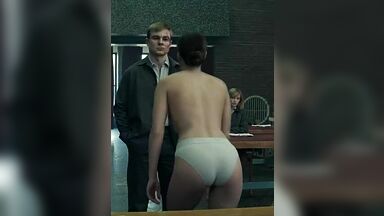 Hot striptease in class
