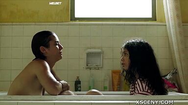 Bathing teen